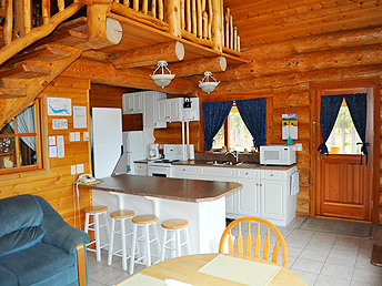 Spacious Dining and Kitchen area.