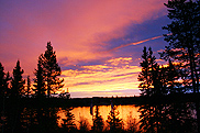 Nimpo Lake at sunset