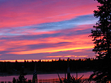 Nimpo Lake at sunset
